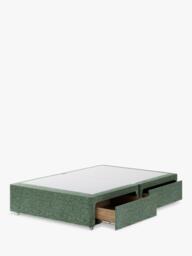 Hypnos Non-Sprung Upholstered 4 Drawer Divan Base, Small Double - thumbnail 2
