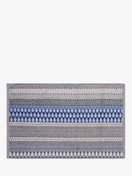 Margo Selby Kensal Bath Mat, Blue - thumbnail 1