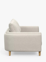 John Lewis Harbour Grand 3 Seater Sofa, Light Leg, Aquaclean Matilda Natural - thumbnail 4