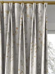 Sanderson Summer Harvest Made to Measure Curtains or Roman Blind, Silver/Corn - thumbnail 4