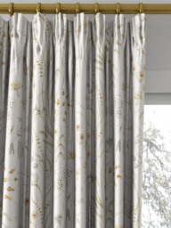 Sanderson Summer Harvest Made to Measure Curtains or Roman Blind, Silver/Corn - thumbnail 2