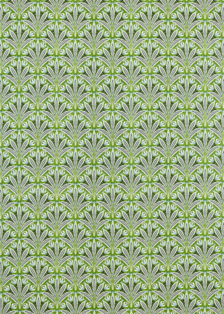 Clarke & Clarke Attingham Made to Measure Curtains or Roman Blind, Cobalt/Green - image 1
