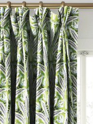 Clarke & Clarke Attingham Made to Measure Curtains or Roman Blind, Cobalt/Green - thumbnail 6