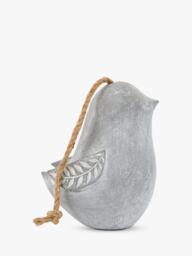 Gallery Direct Concrete Bird Outdoor Doorstop, Grey - thumbnail 1