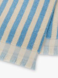 Piglet in Bed Pembroke Stripe Cotton Towels - thumbnail 3