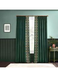 Morris & Co. Strawberry Thief Pair Lined Pencil Pleat Curtains - thumbnail 5