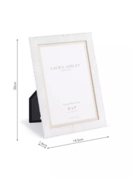 Laura Ashley Sealand Metal Photo Frame, Silver Plated - thumbnail 6