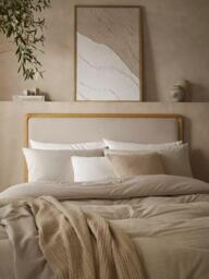 Night Lark Soft Weave Coverless Duvet, 10.5 Tog, Oat