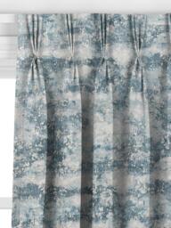 John Lewis Alessia Abstract Jacquard Made to Measure Curtains or Roman Blind, Blue - thumbnail 6