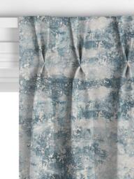 John Lewis Alessia Abstract Jacquard Made to Measure Curtains or Roman Blind, Blue - thumbnail 5