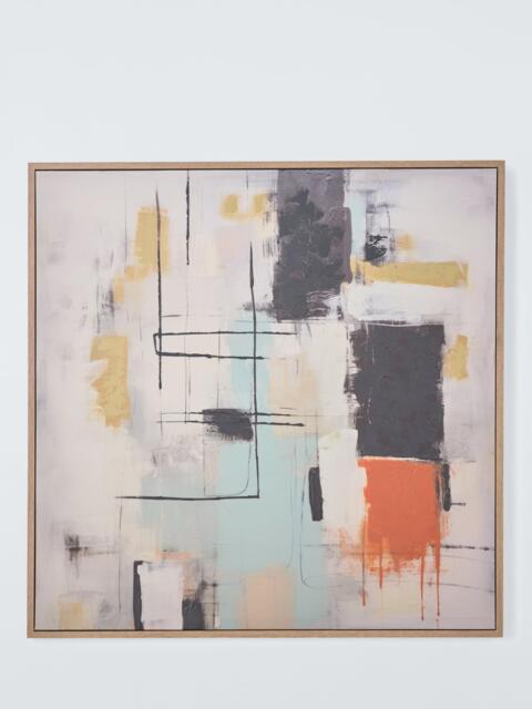 John Lewis Irena Orlov 'Abstract Clarity' Embellished Framed Canvas Print, 82.8 x 82.8cm, Multi - image 1