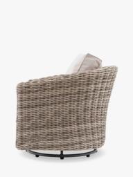 Gallery Direct Ragusa Garden Swivel Chair, Natural - thumbnail 3