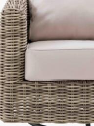Gallery Direct Ragusa Garden Swivel Chair, Natural - thumbnail 5