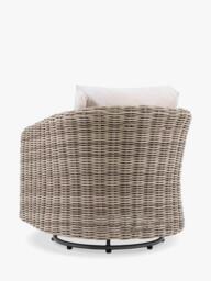 Gallery Direct Ragusa Garden Swivel Chair, Natural - thumbnail 4