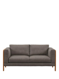 John Lewis Nest Medium 2 Seater Leather Sofa, Light Leg - thumbnail 5