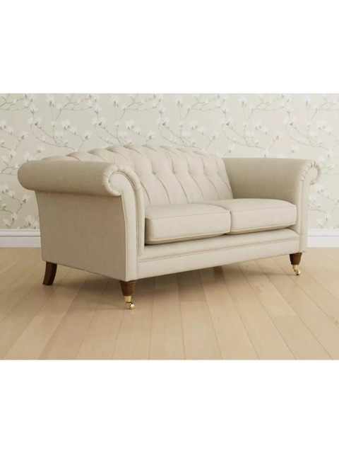 Laura Ashley Gloucester Medium 2 Seater Sofa, Teak Leg - image 1