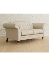 Laura Ashley Gloucester Medium 2 Seater Sofa, Teak Leg - thumbnail 1