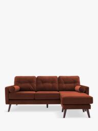 G Plan Vintage The Sixty Five RHF Large 3 Seater Chaise End Sofa - thumbnail 1
