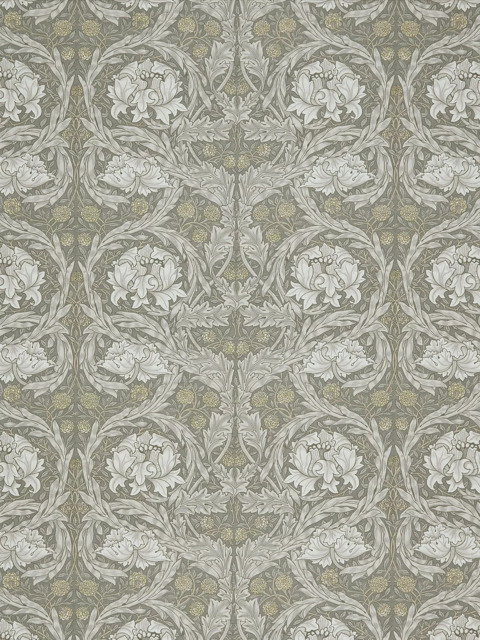 William Morris At Home African Marigold Velvet Made to Measure Curtains or Roman Blind, Limestone - image 1