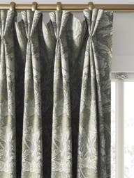 William Morris At Home African Marigold Velvet Made to Measure Curtains or Roman Blind, Limestone - thumbnail 6