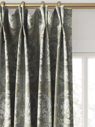 William Morris At Home African Marigold Velvet Made to Measure Curtains or Roman Blind, Limestone - thumbnail 4