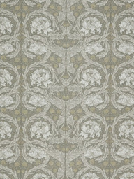 William Morris At Home African Marigold Velvet Made to Measure Curtains or Roman Blind, Limestone
