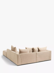 John Lewis Tokyo Grand 5+ Seater RHF Corner Unit, Easy Clean Chunky Chenille - thumbnail 4