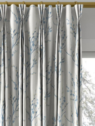 Laura Ashley Pussy Willow Made to Measure Curtains or Roman Blind, Off White/Seaspray - thumbnail 6