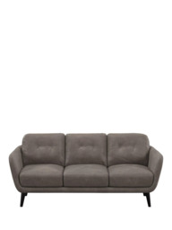 John Lewis Arlo Large 3 Seater Leather Sofa, Dark Leg - thumbnail 5