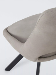 John Lewis Paige Swivel Dining Chair, Set of 2, Misty - thumbnail 6