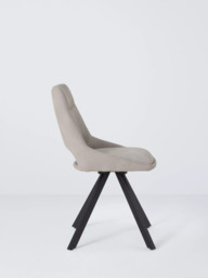 John Lewis Paige Swivel Dining Chair, Set of 2, Misty - thumbnail 5
