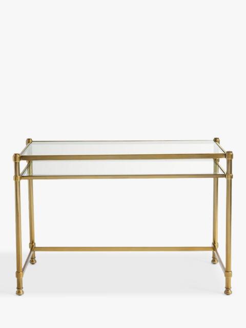 Pottery Barn Everson Small Desk, Brass - image 1