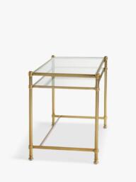 Pottery Barn Everson Small Desk, Brass - thumbnail 3
