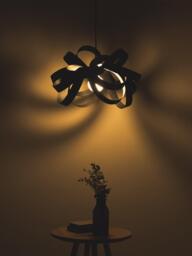 Tom Raffield Skipper Small Pendant Ceiling Light, Dia.46cm, Noctis - thumbnail 3
