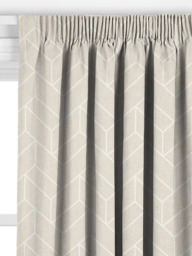 John Lewis Figure Made to Measure Curtains or Roman Blind, Putty - thumbnail 2