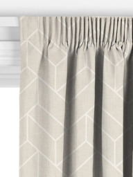 John Lewis Figure Made to Measure Curtains or Roman Blind, Putty - thumbnail 3