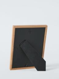 John Lewis Linen Mount Photo Frame, Natural Oak - thumbnail 3