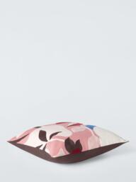 John Lewis Floral Crop Embroidered Cushion - thumbnail 3