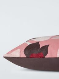 John Lewis Floral Crop Embroidered Cushion - thumbnail 4
