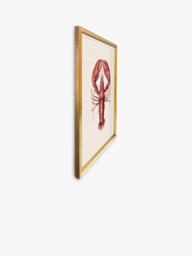 Brookpace Lascelles 'Lobster' Framed Canvas Print, 38 x 31cm, Red - thumbnail 3