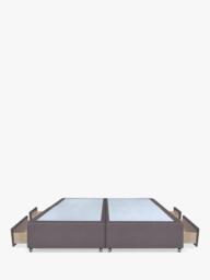 John Lewis Non-Sprung Upholstered Continental 2+2 Drawer Divan Base, Super King Size - thumbnail 4