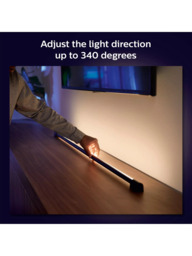 Philips Hue Play Gradient Smart Lighting Adjustable Colour Changing LED Light Tube Compact, 17.4W, 87.7cm, White - thumbnail 3