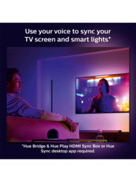 Philips Hue Play Gradient Smart Lighting Adjustable Colour Changing LED Light Tube Compact, 17.4W, 87.7cm, White - thumbnail 6