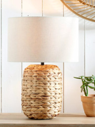 Pacific Zadi Water Hyacinth Table Lamp, Natural - thumbnail 3