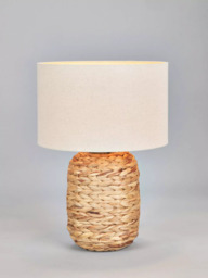 Pacific Zadi Water Hyacinth Table Lamp, Natural