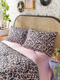 Eleanor Bowmer x Night Lark® Leopard Coverless Duvet & Pillowcase Set, 10.5 Tog, Multi - thumbnail 3