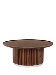 Swoon Skinner Coffee Table, Dark Brown