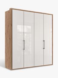 John Lewis Osaka 2m Bi-Fold Wardrobe with 4 Glass Doors - thumbnail 1
