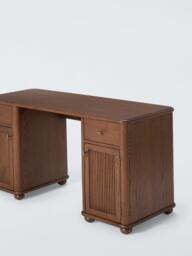 John Lewis Elder 2 Door, 2 Drawer Desk, Walnut Finish - thumbnail 3
