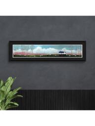 John Lewis Geoff Beckett 'Hilltops' Framed Print, 109 x 29cm, Multi Multi - thumbnail 2